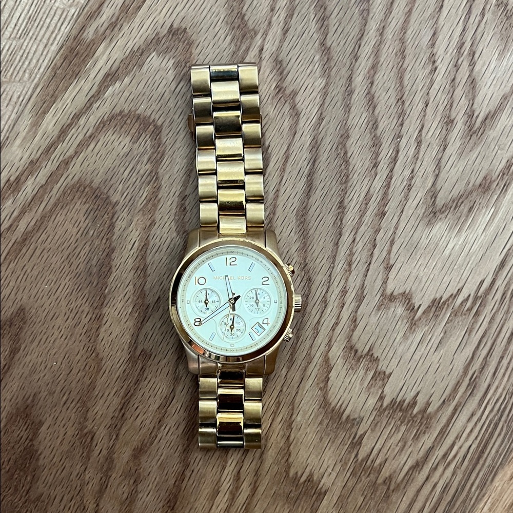 Michael Kors Gold Chronograph Watch